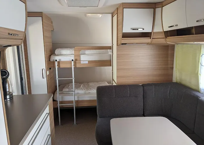 Kamp alanı Luxuswohnwagen Wels Am Kransburger 354a Wurster Nordseekuste